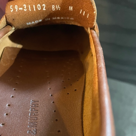 Johnston And Murphy Brown Dress Shoes Slip On Loafers Men’s Size 8.5 - Picture 8 of 8